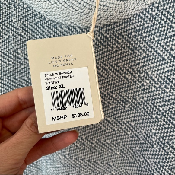 Faherty Whitewater Bells Crewneck Sweatshirt - Picture 5 of 7